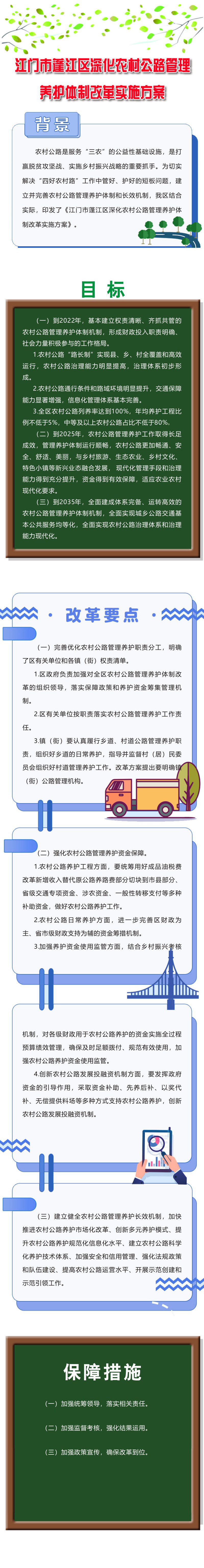 圖解：《江門市蓬江區深化農村公路管理養護體制改革實施方案》.jpg